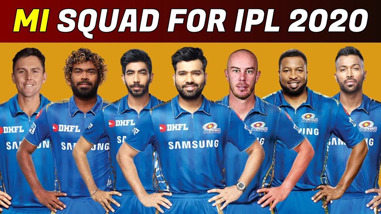 MI Squad For IPL 2020 - Mumbai Indians Complete Team Squad | Placz Cricket