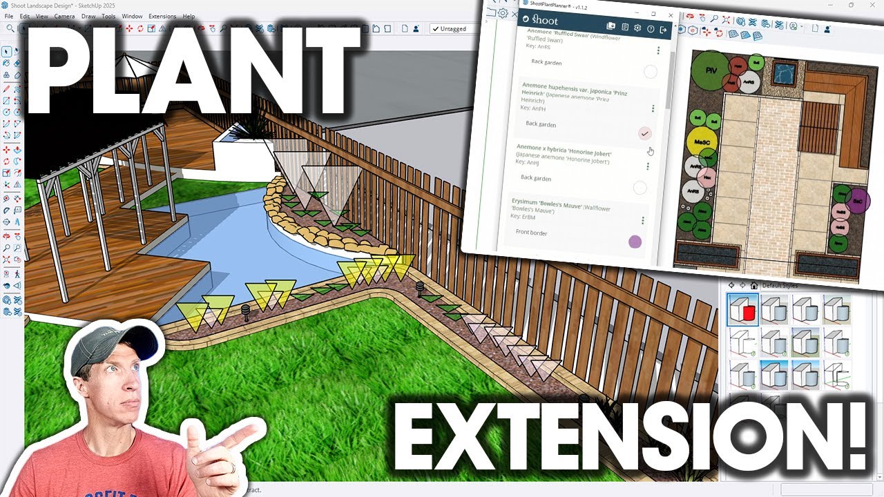 Новое расширение PLANT PLANNER для SketchUp &mdash; встречайте Shoot Gardening!