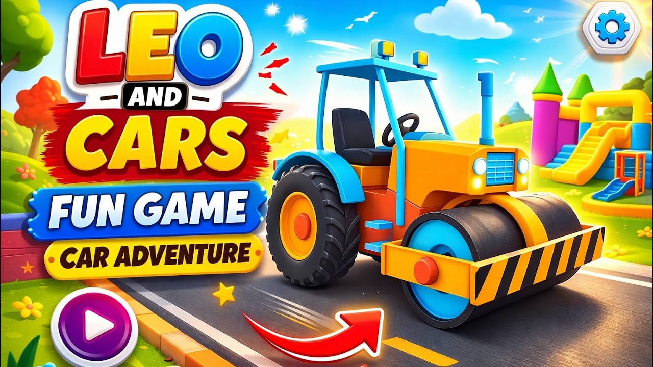 Leo And Cars 🚜 Full Gameplay | Fun Learning Car Game for Kids | Kids Educational Game
