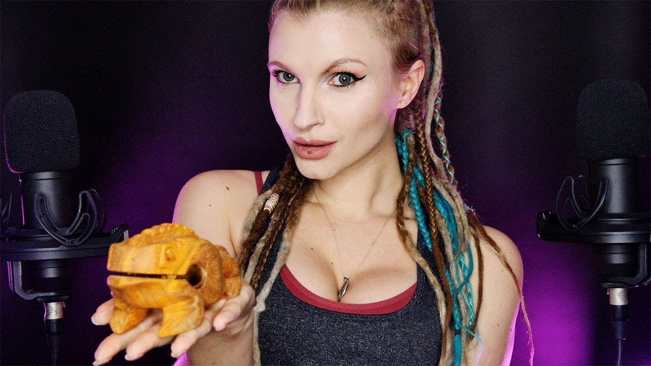 Wood Triggers frog layered ASMR tapping and scratching