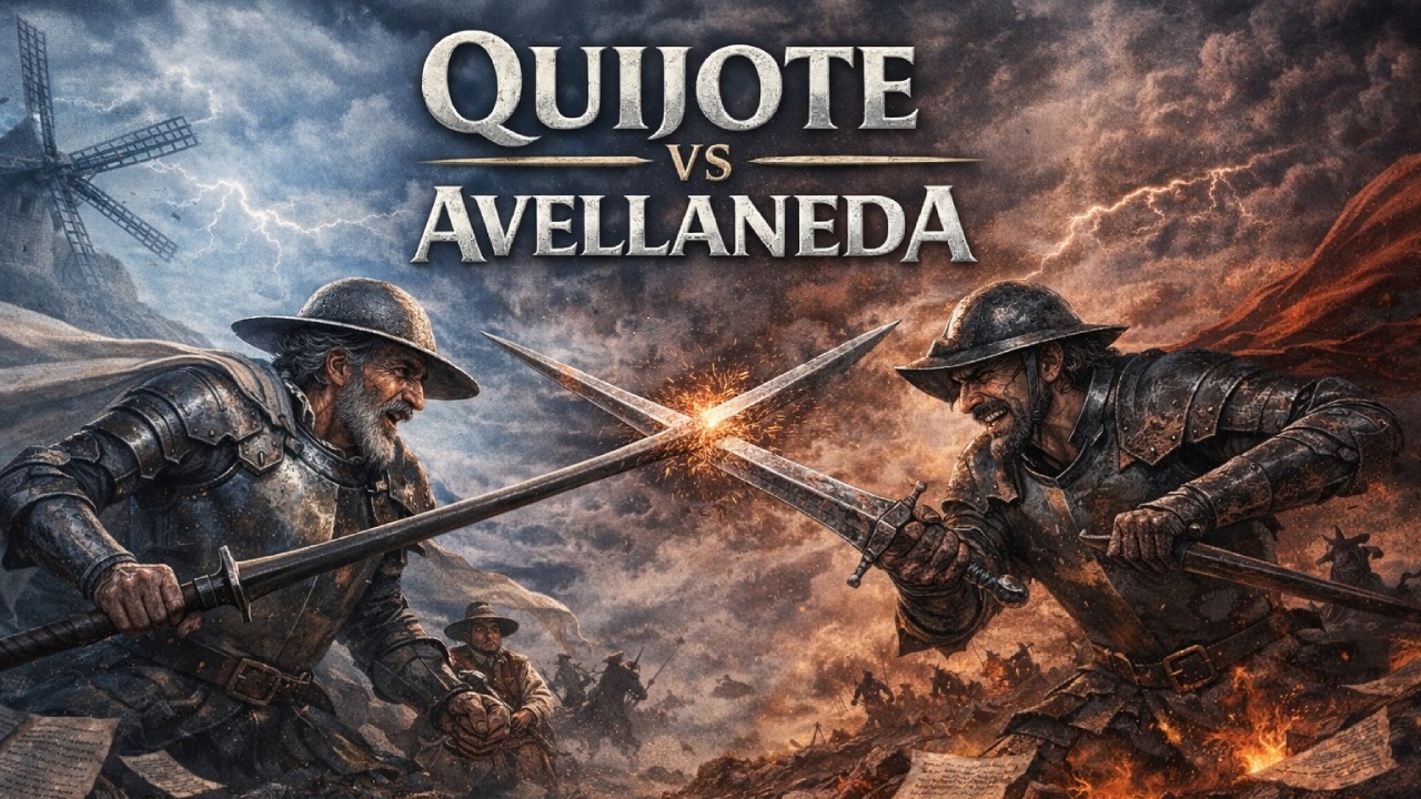 QUIJOTE CERVANTES vs QUIJOTE AVELLANEDA | GUERRA DE ACERO Y TINTA