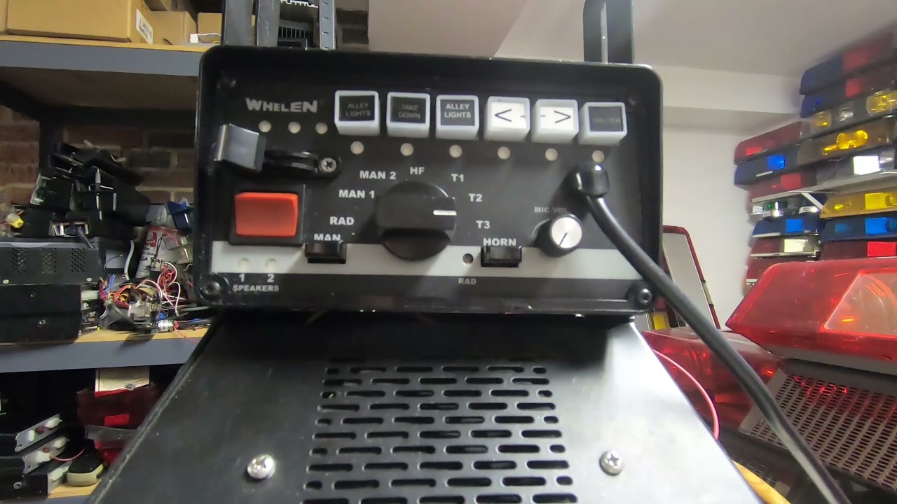 Mechanical tones in Whelen 295 Model Sirens