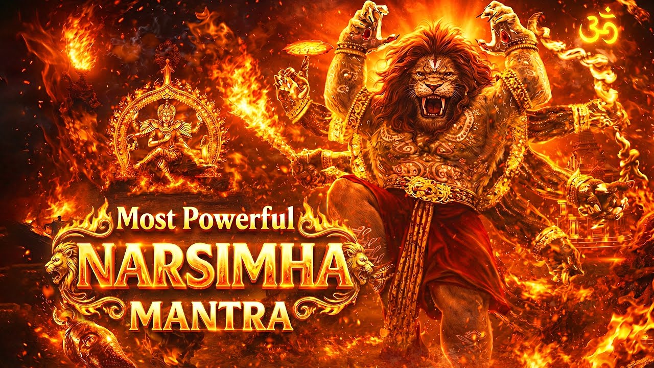 Most Powerful NARSIMHA MANTRA 🔱 | Removes Fear & Negativity | Divine Protection | Brahmaswar