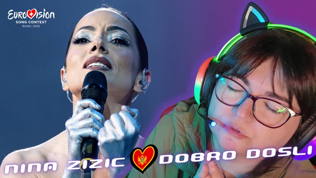 NINA ŽIŽIĆ - DOBRO DOŠLI | 🇲🇪 Montenegro Eurovision 2025 | SPANISH FAN REACTION