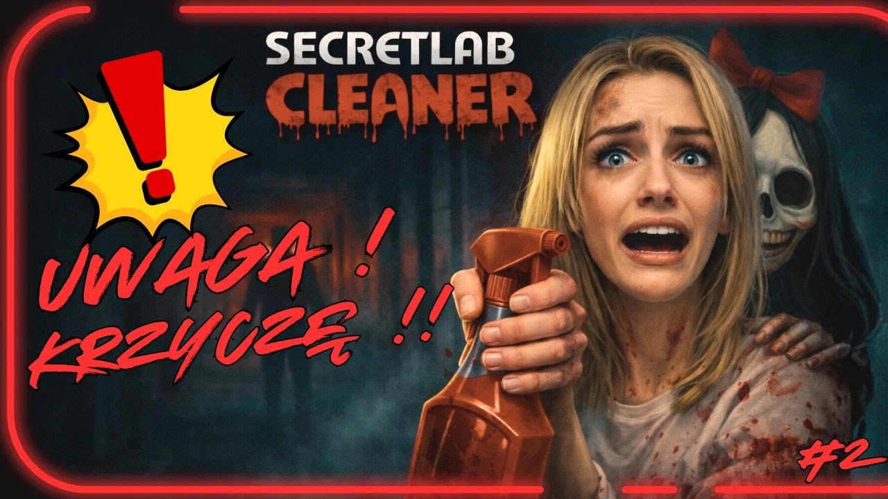 UWAGA‼️KRZYCZĘ ‼️ &hellip; 😰😱 | SecretLab Cleaner (Horror Gameplay PL) #2