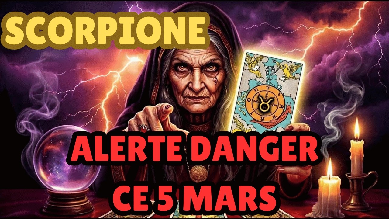 SCORPIONE VOUS SEREZ MILLIONNAIRE DANS 5 JOURS 🍀😱🌟 COUP DE CHANCE 💰💥 MARS 2026 TIRAGE TAROT ARGENT