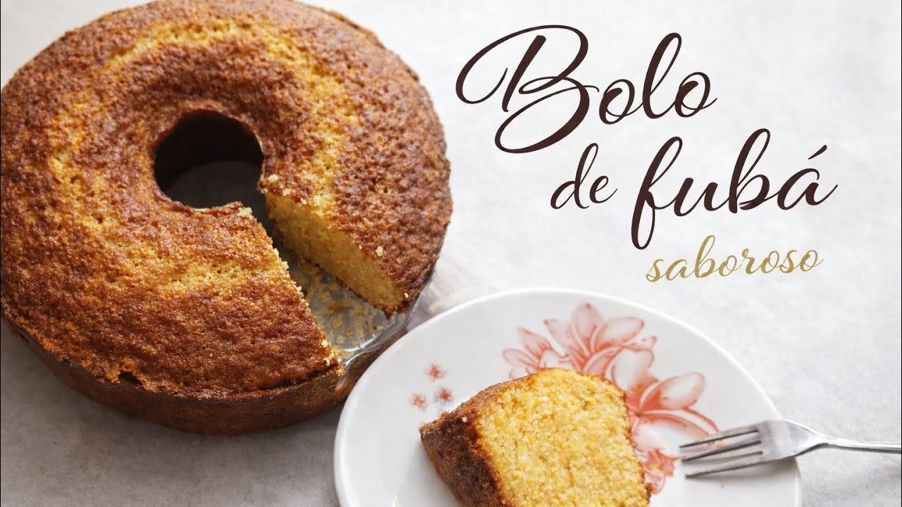 Receita de bolo de fubá ⭐ Gerlania Thays