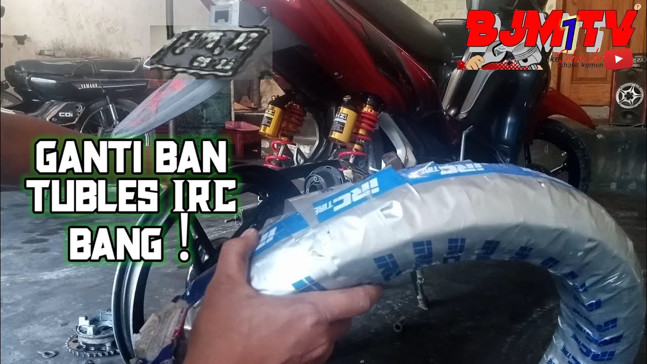 ban IRC ring 17  tubles ukuran 80 90 buat Jupiter Z belakang
