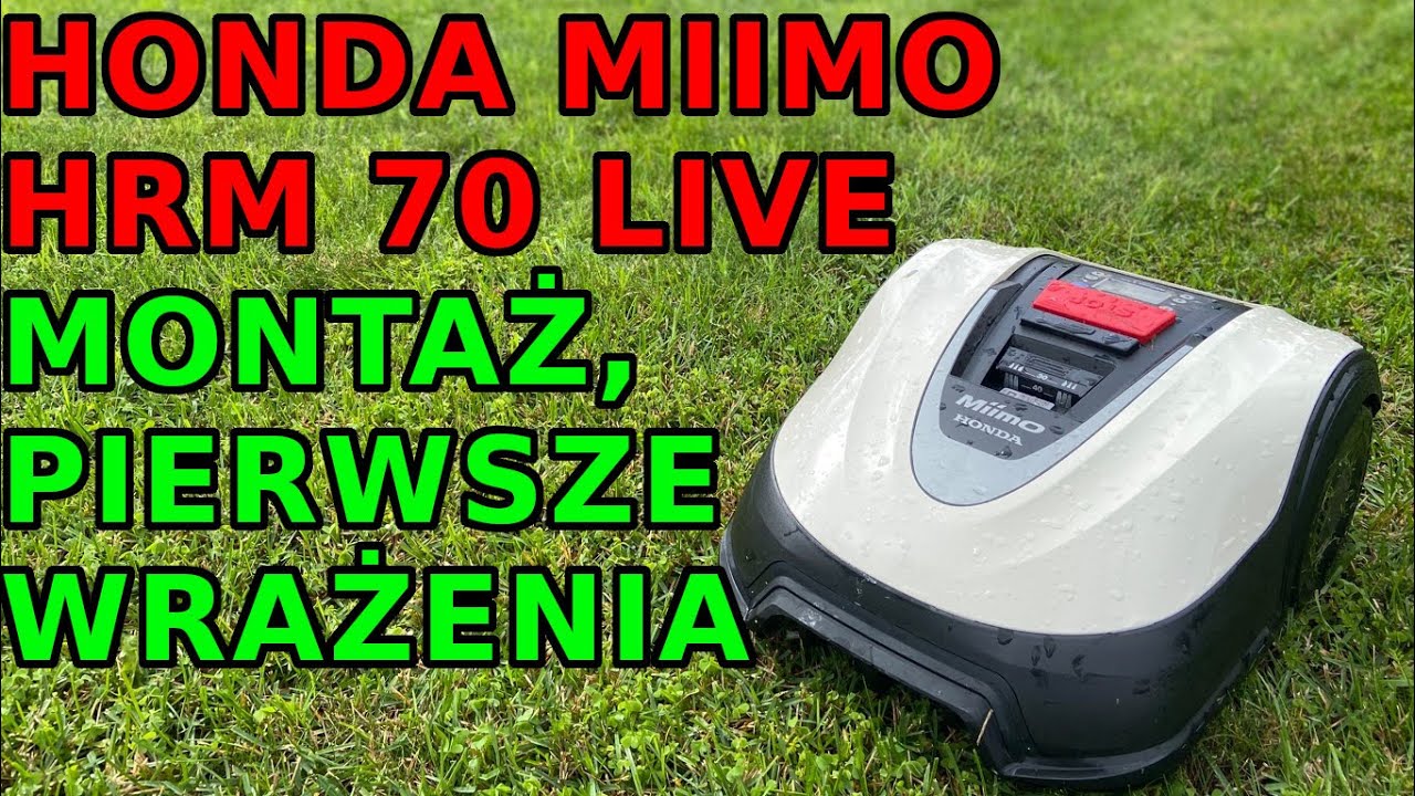 Robot Koszący Honda MIIMO HRM 70 LIVE - szczegółowy montaż, i pierwsze wrażenia z pracy