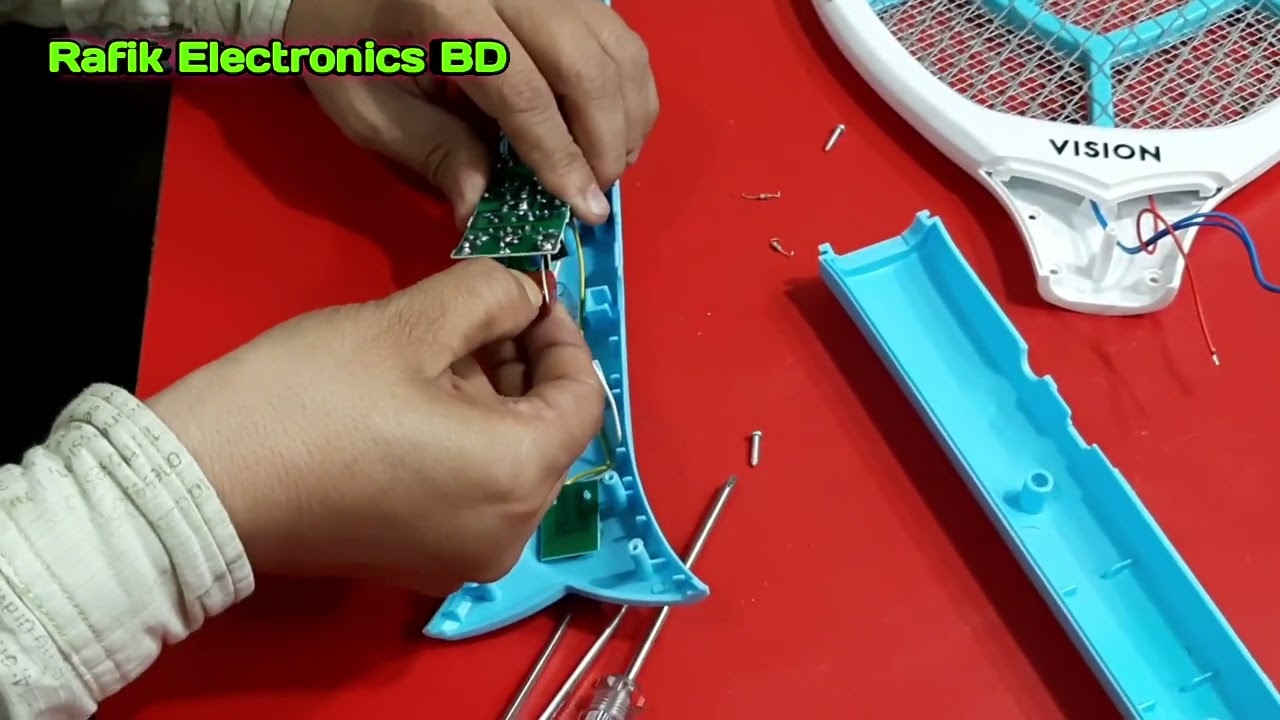 how to repair mosquito bat।মশা মারার বেড কিভাবে রিপেয়ার করবেন। Rafik Electronics BD।