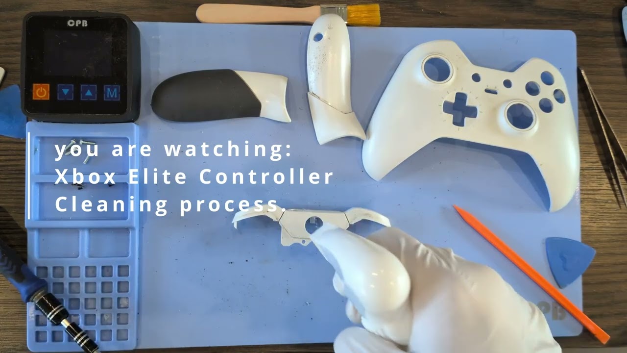 Xbox Elite controller Cleaning. By Andy Repair shop.