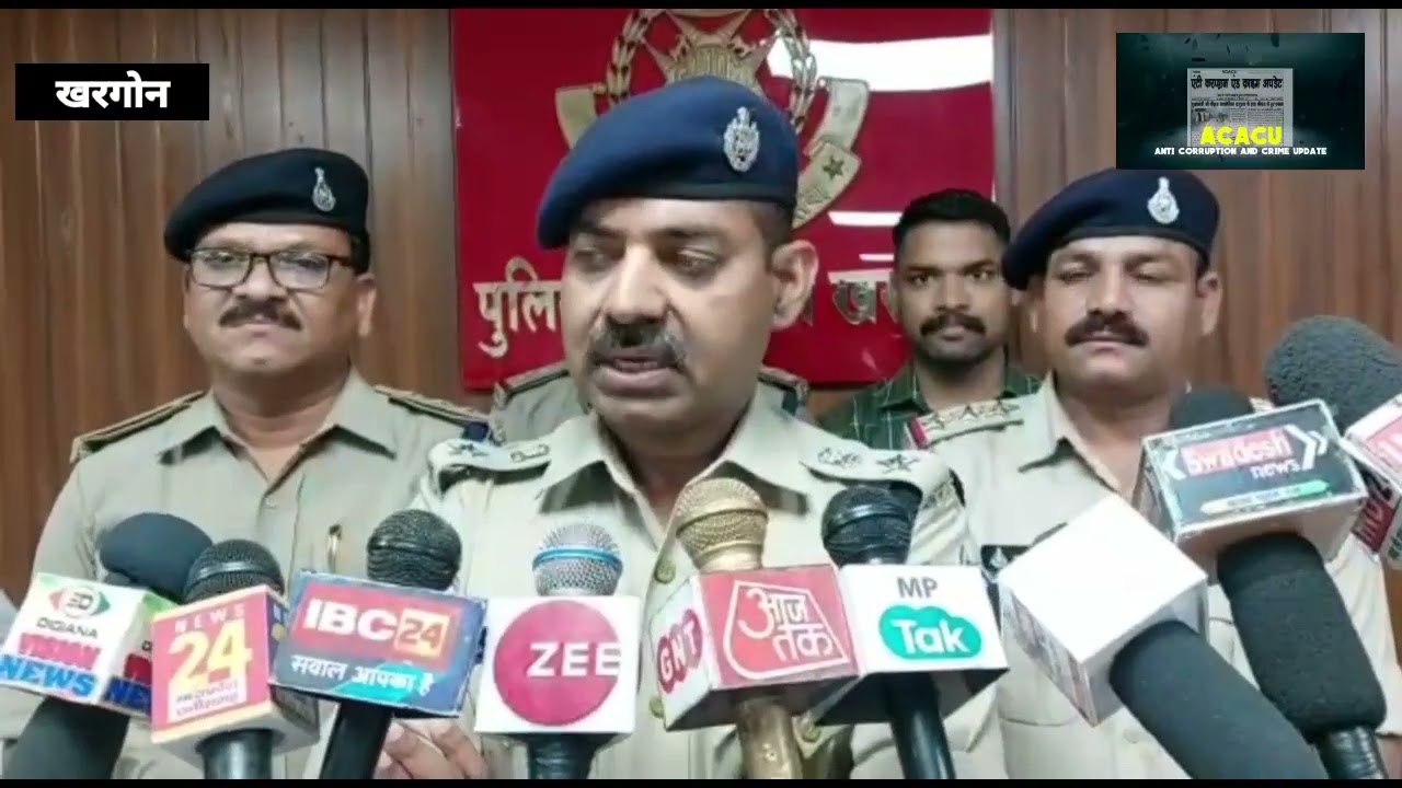 खरगोन पुलिस की टीम ने किया मोटर चोरों के गैंग का खुलासा