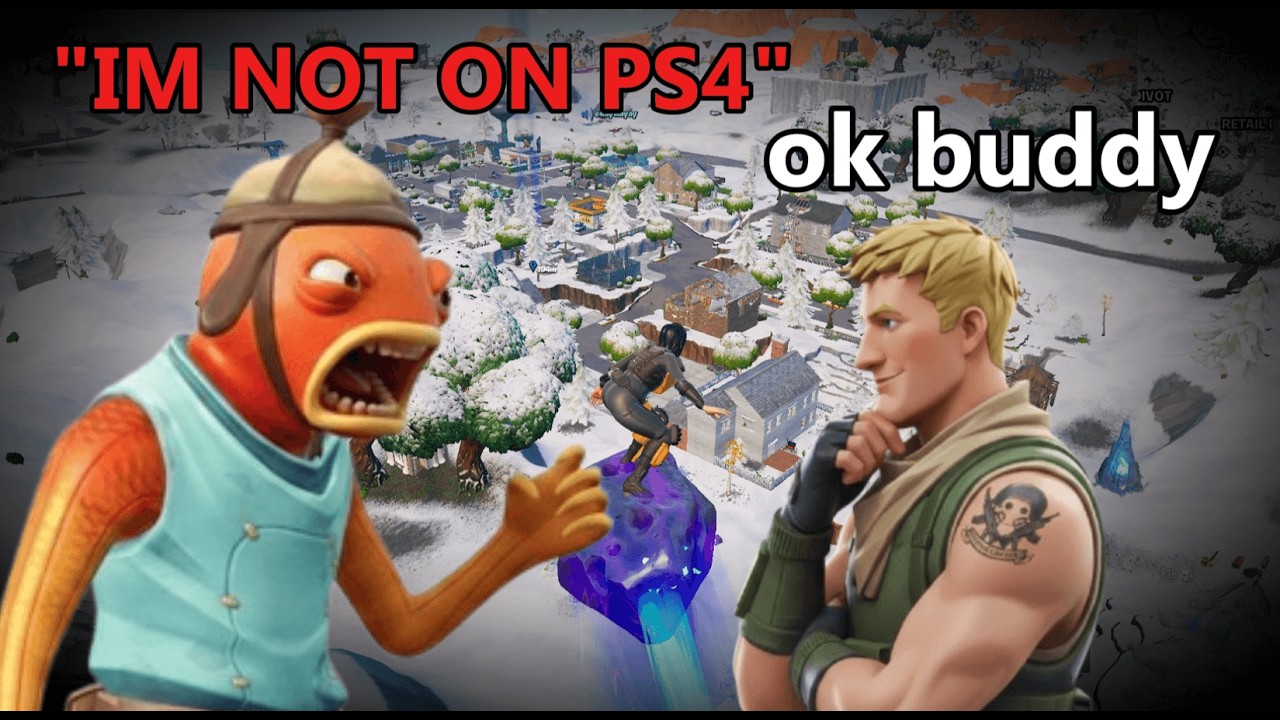 PlayStation Players Are so Easy to Ragebait | Fortnite Trolling