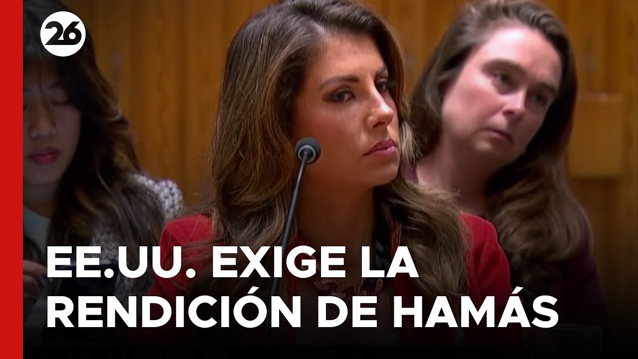 ⚠️ El gobierno de Trump veta el alto el fuego en la ONU y pide que Hamás se rinda inmediatamente