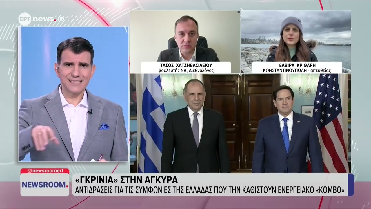 Ο Τάσος Χατζηβασιλείου στο «Newsroom»