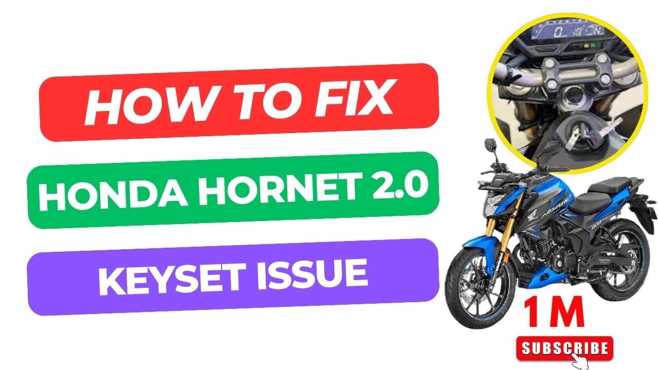 Hornet 2.0 keyset issue fixing video