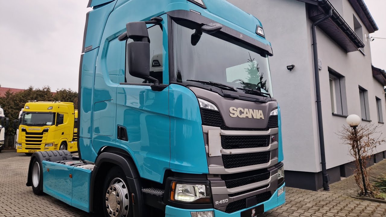 Scania R450 low deck 2022 382000 km