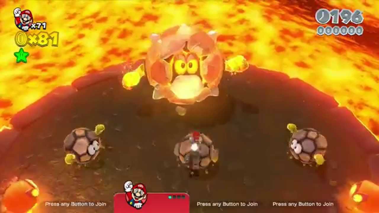 Super Mario 3D World Boss 10 - Boss Brolder