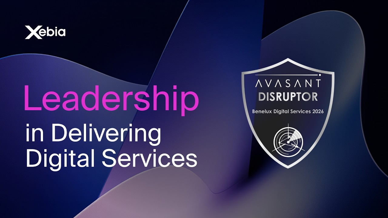 Xebia Named a Disruptor by Avasant (2026 Benelux Digital Services RadarView&trade;)