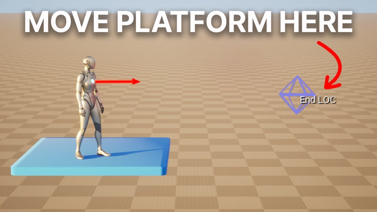 Dynamic Moving Platform [2 Methods] - Unreal Engine 5 Blueprint Tutorial