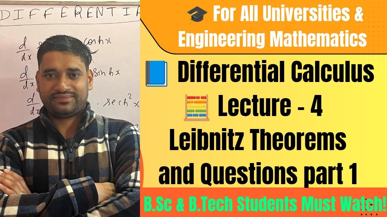 Lecture 04 | Leibnitz Theorem in Differentiation | Solved questions part1 | B.Sc & Engineering Maths