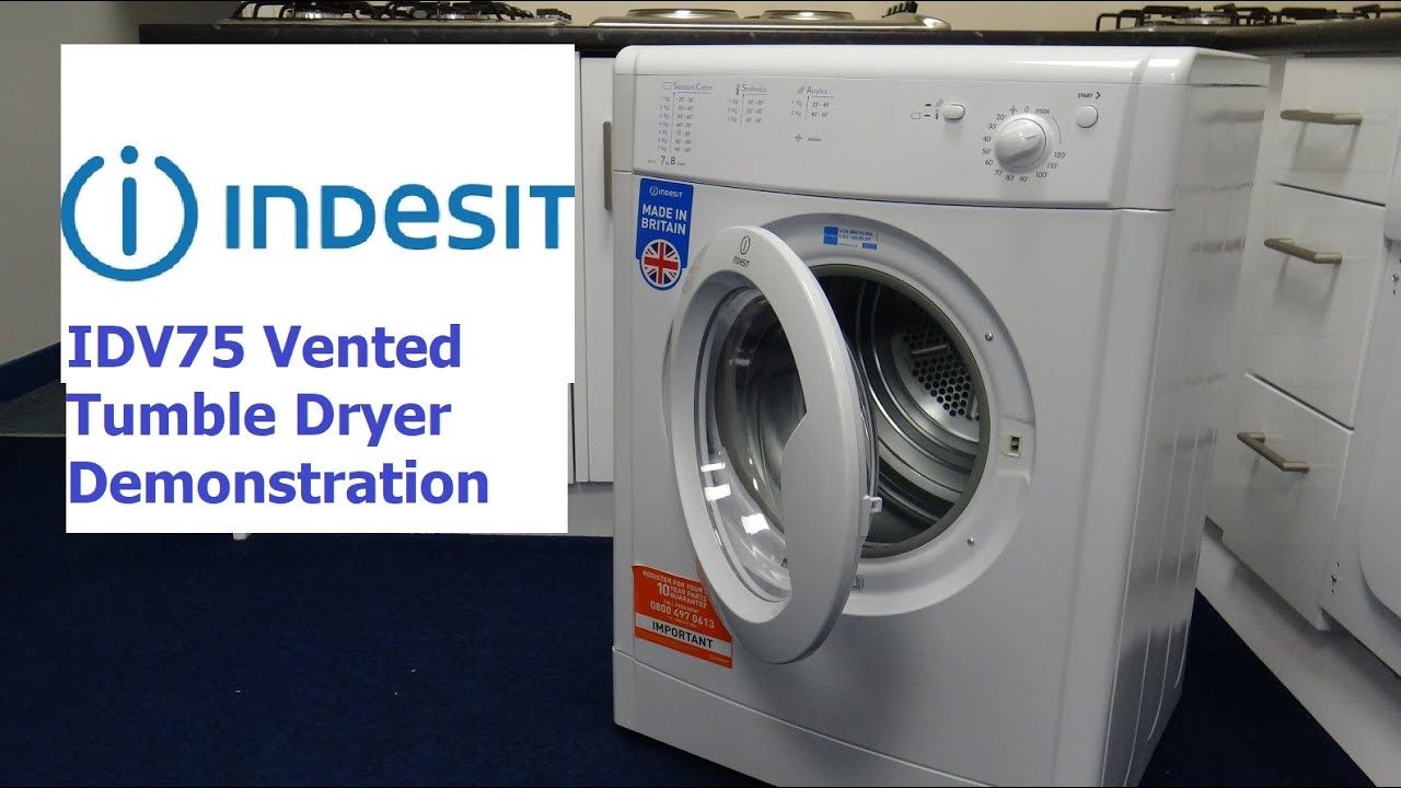 Indesit IDV75 7kg Vented Tumble Dryer