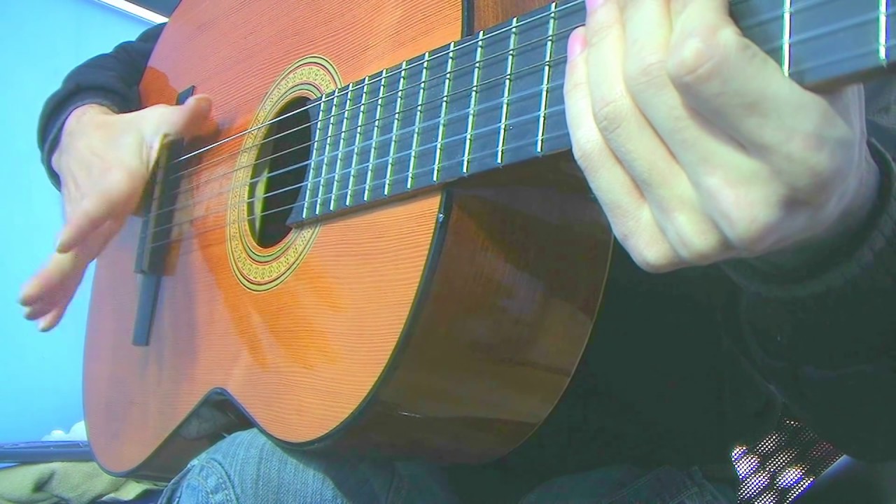 Guitar Lesson: Alegrias' Flamenco (Golpe-technique)
