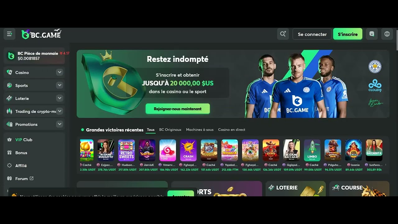 Registro online en Bcgame en 2024 con el c&oacute;digo promocional. C&oacute;digo de referencia del juego BC.