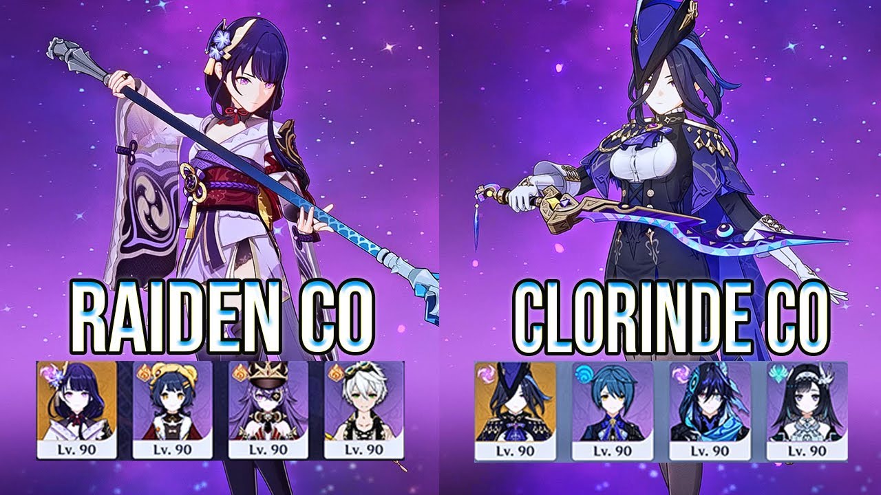 Raiden C0 Overload & Clorinde C0 Electro Changed Spiral Abyss Floor 12 Genshin Impact