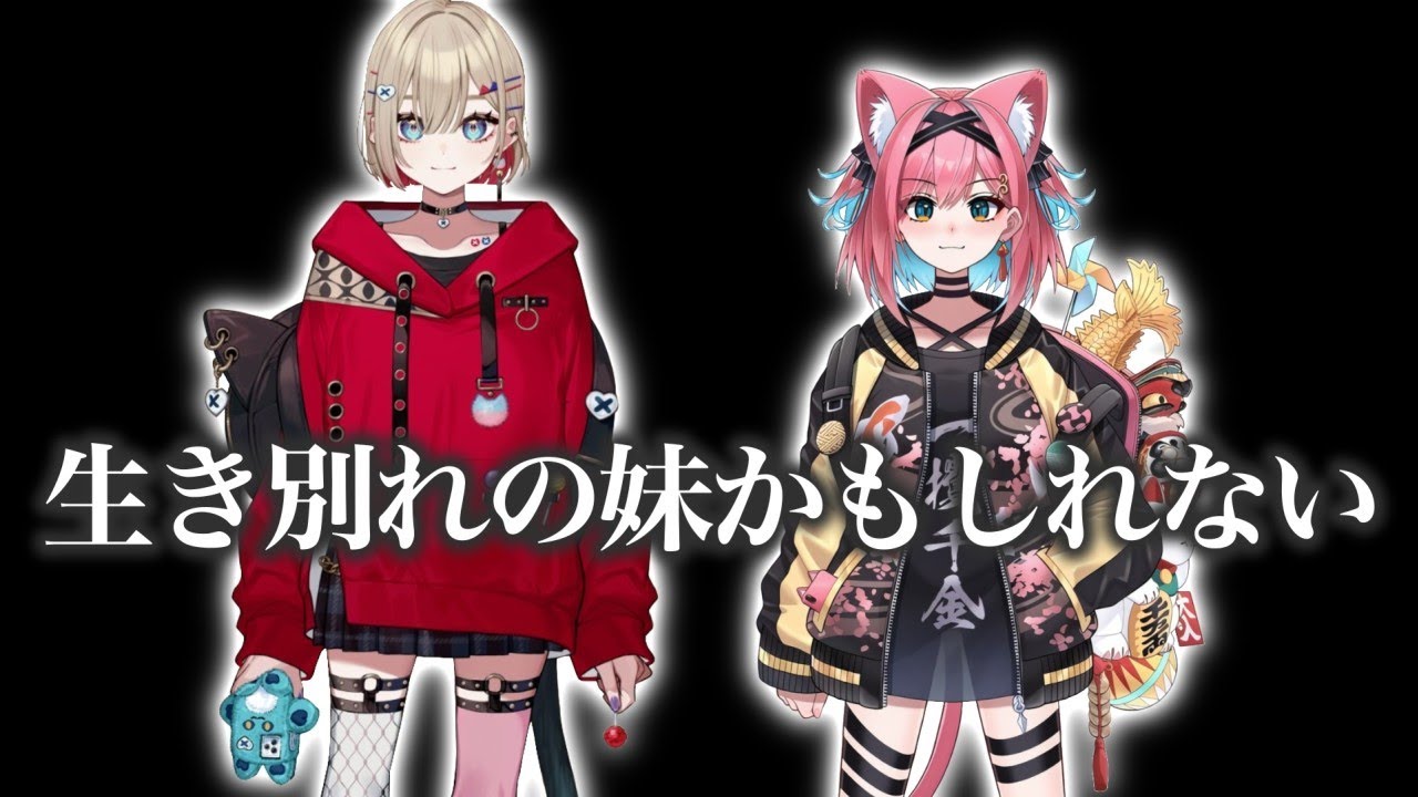 猫撫こぜに 紅蓮罰まるの妹説【紅蓮罰まる/猫撫こぜに/甘噛あめ/十六夜ちはや/ぶいぱい切り抜き】