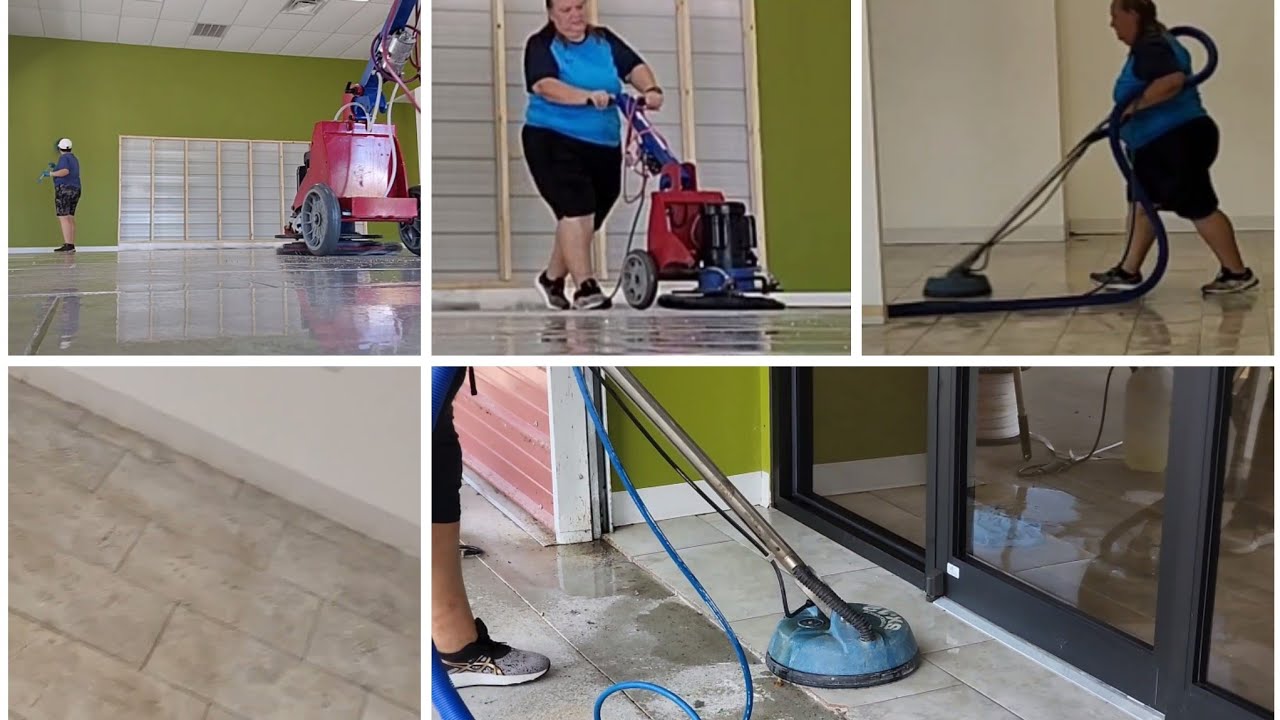 Warehouse Cleaning. Floor Cleaning wirh Phoenix Op Trinity and Sx12 truck-mount System