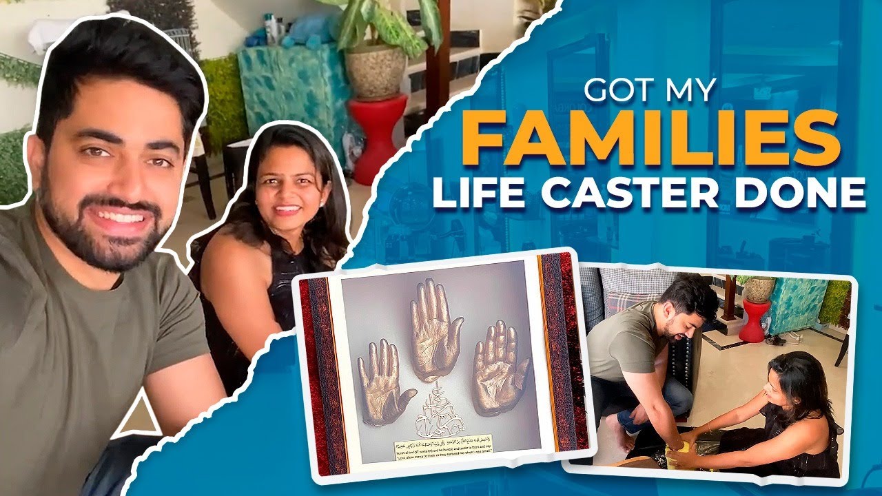 Got Families Life Caster Done | Moulding Memories | Zain Imam
