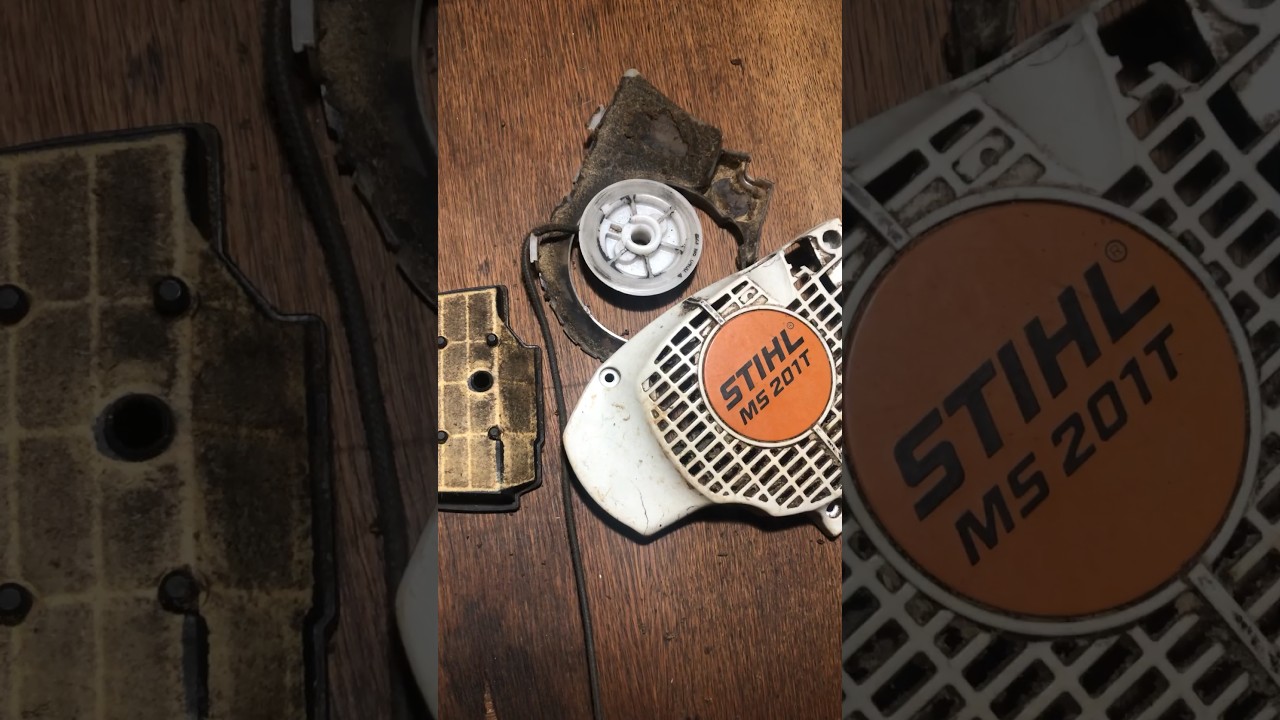 Élagueuse Ms190t Ms192t ms200 Ms201t ms 201 encore une machine mal entretenue à sauver stihl