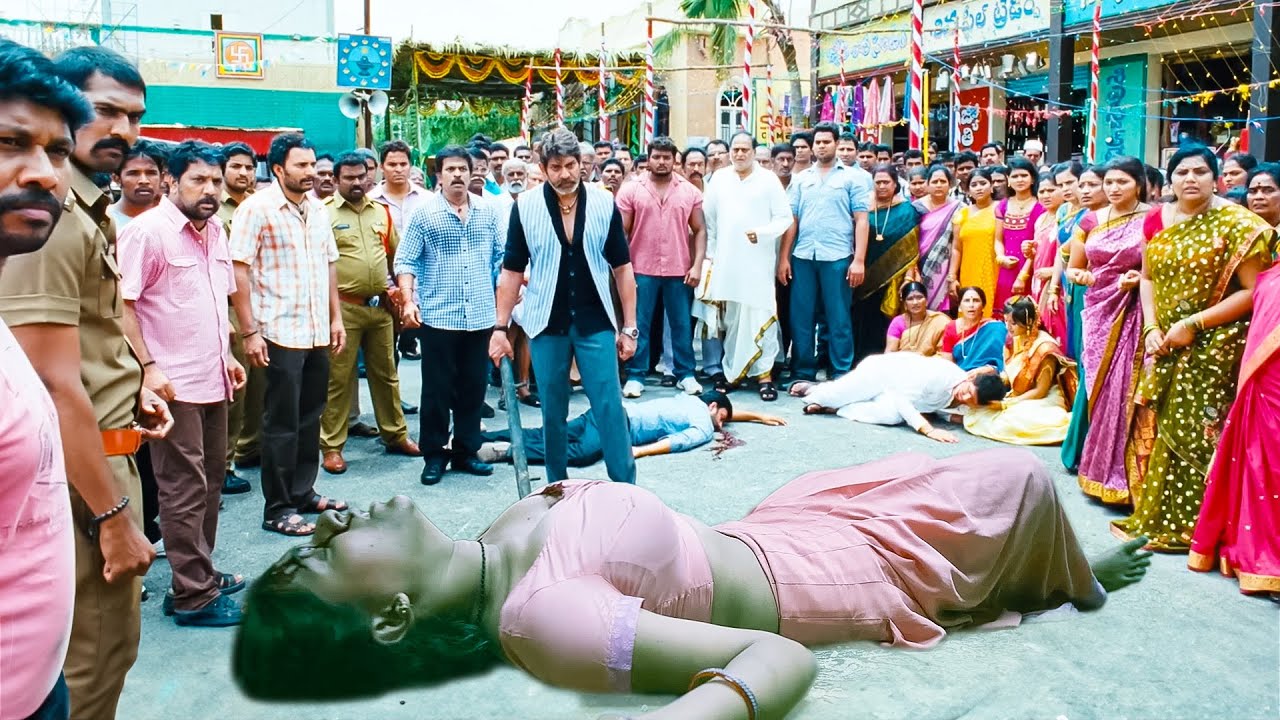 अब मैं देखता हूँ यहाँ पर तुझे बचाने के लिए कौन आता है | बालकृष्णा जबरदस्त रोमांटिक फुल एक्शन सीन