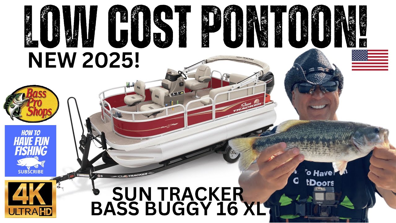 Low Cost Fishing Pontoon | 2025 Bass Buggy 16 XL