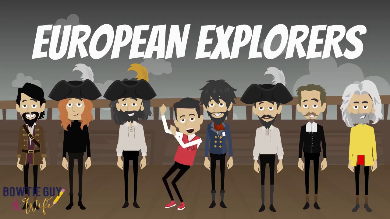 European Explorers - Educational Social Studies Video for Elementary Students and Kids