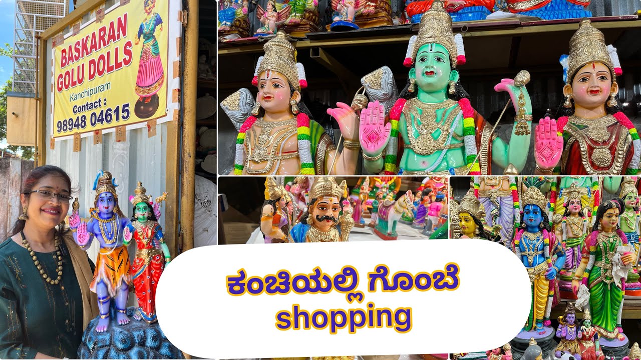 Beautiful and unique Dasara Dolls at best price| Navaratri golu dolls series-1 @Kanchi