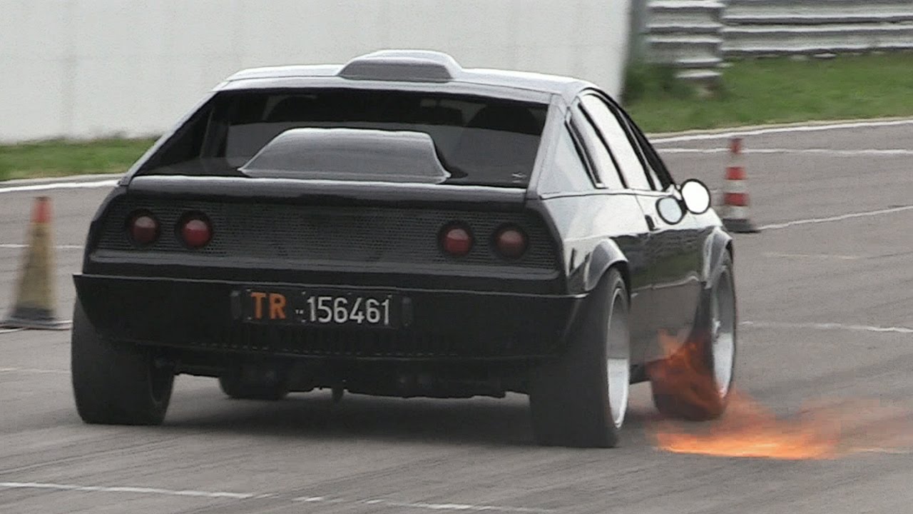 FAST Turbocharged Lancia Beta Montecarlo - Acccelerations, Backfires & Sound