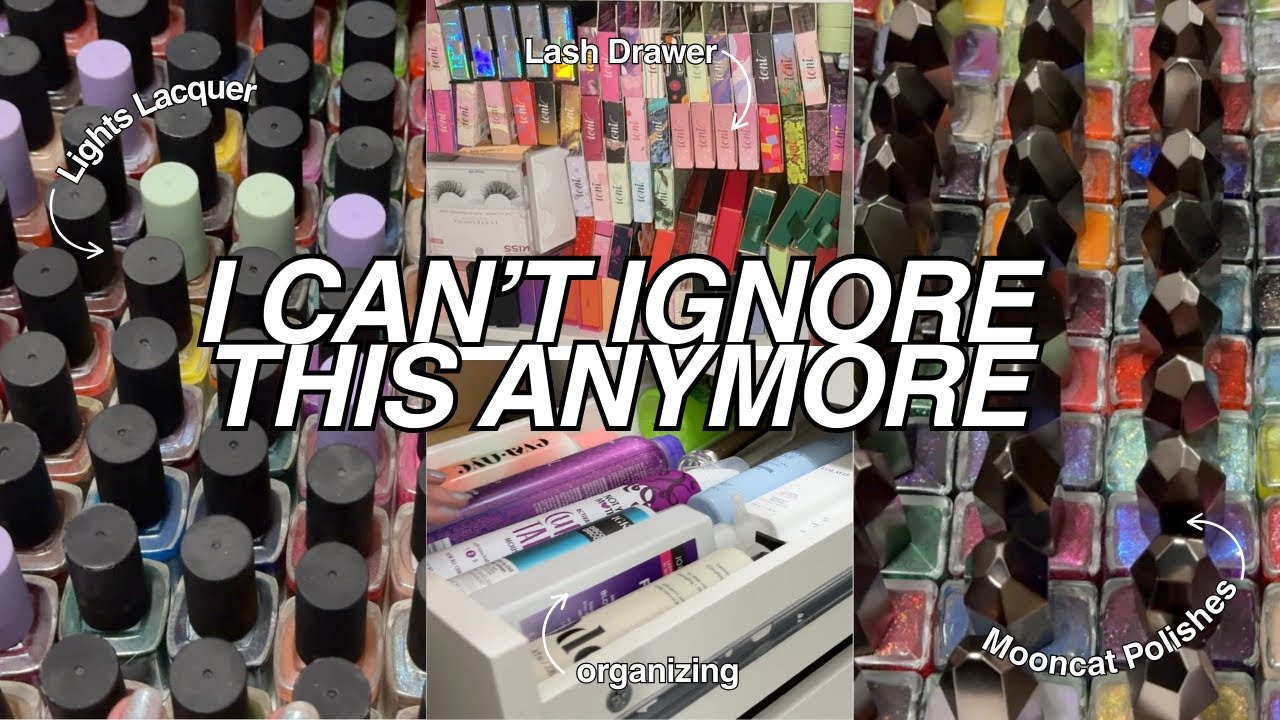 My Nail Polish & Lash Collection Is Out of Control… Let’s Organize It