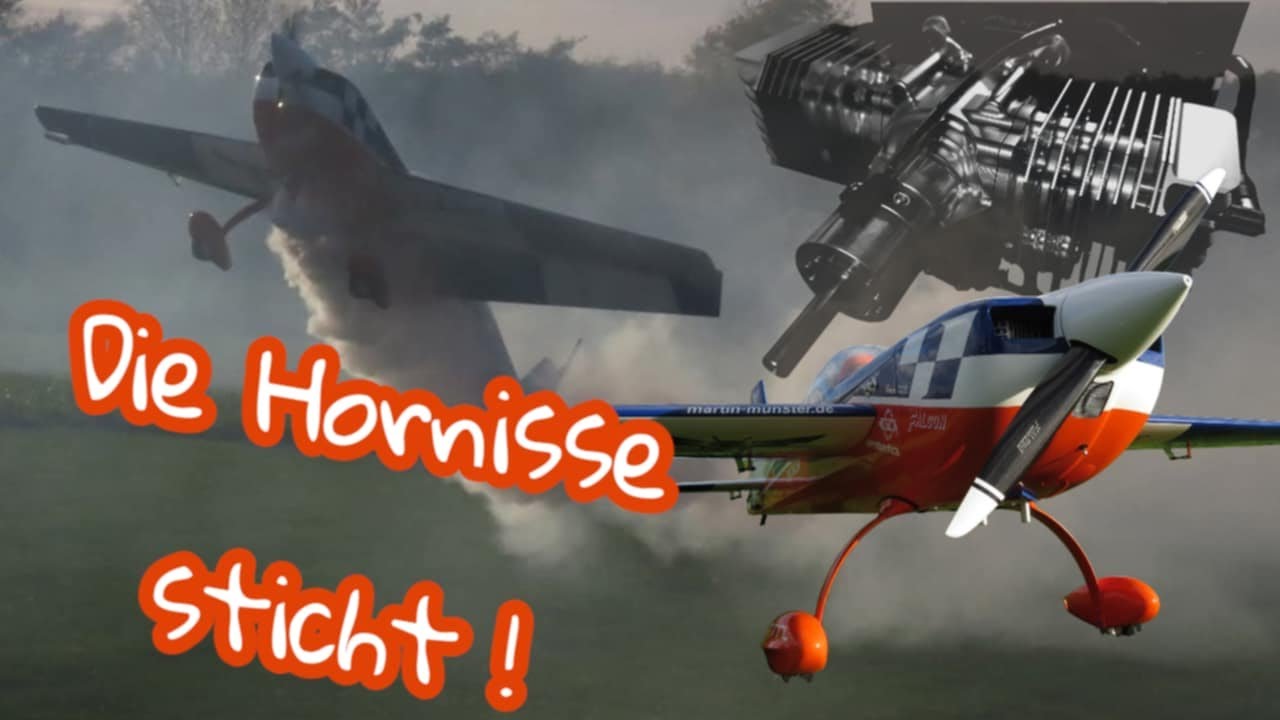 Die Hornisse sticht ! Hornet Engine 125 in der PilotRC Extra SX | Martin Münster