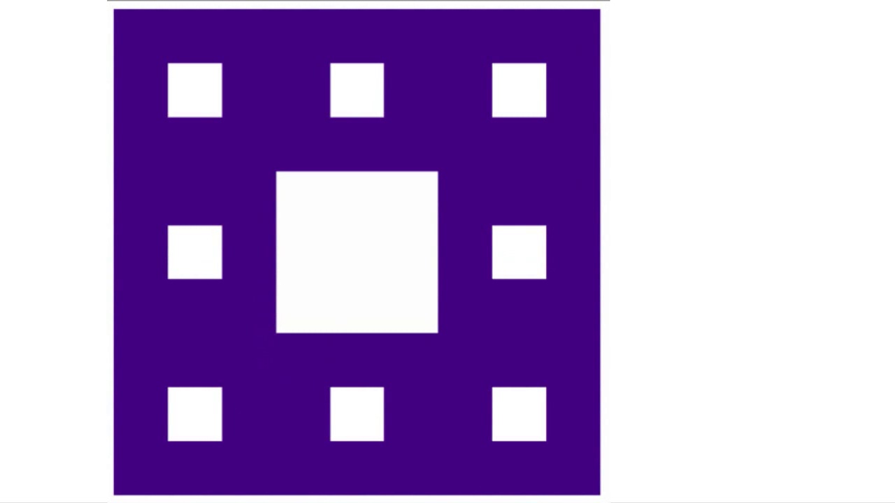 Alfombra de Sierpinski