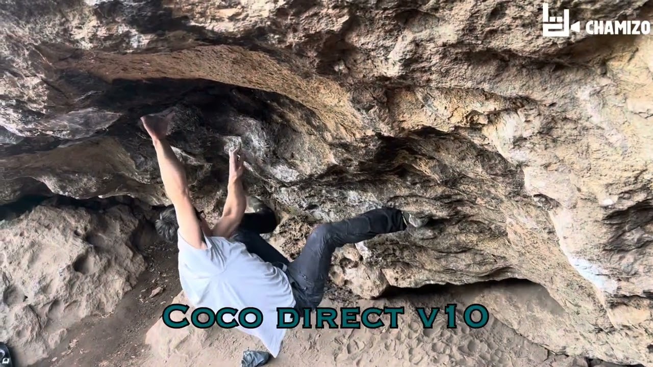 Javier calamar encadenando coco direct V10