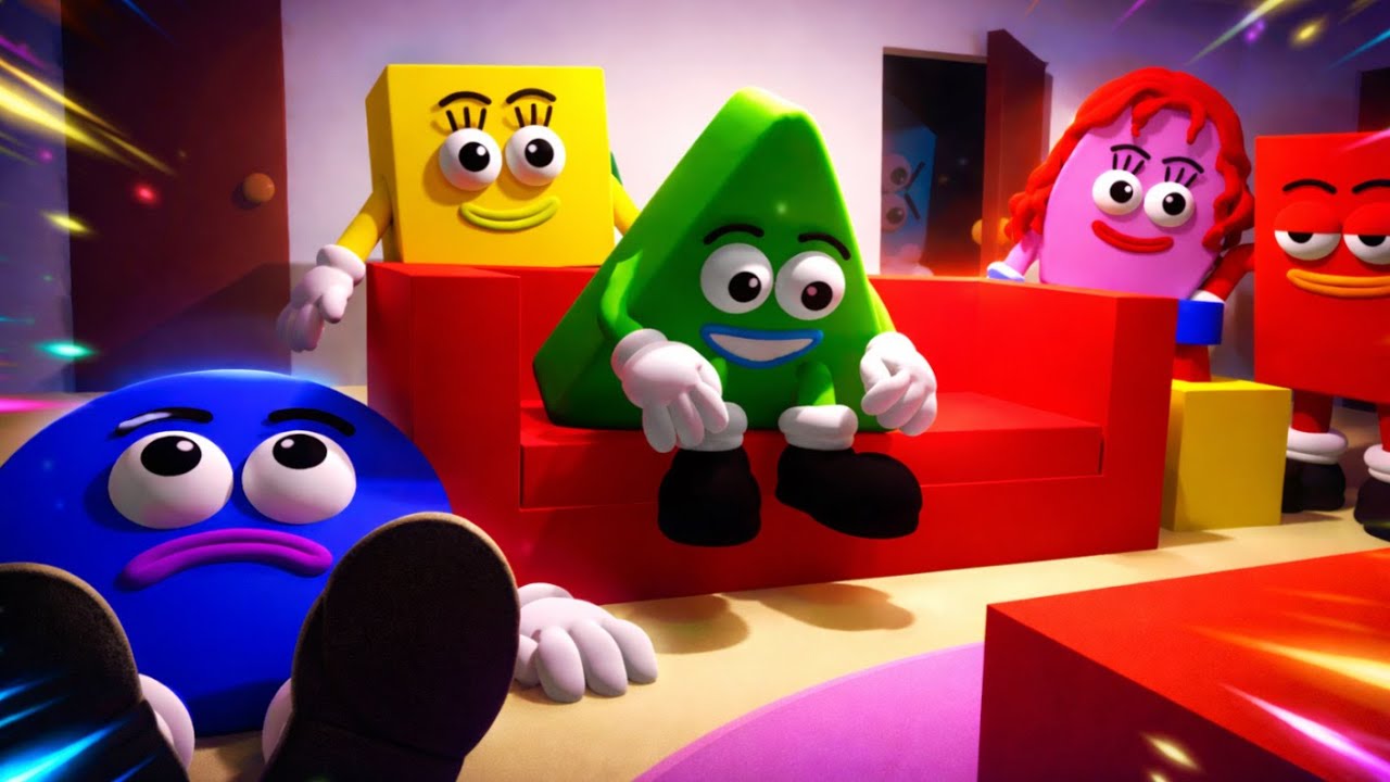 PARECÍA UN JUEGO INOFENSIVO PERO... | Save The Shapes – Juego COMPLETO Mascot Horror