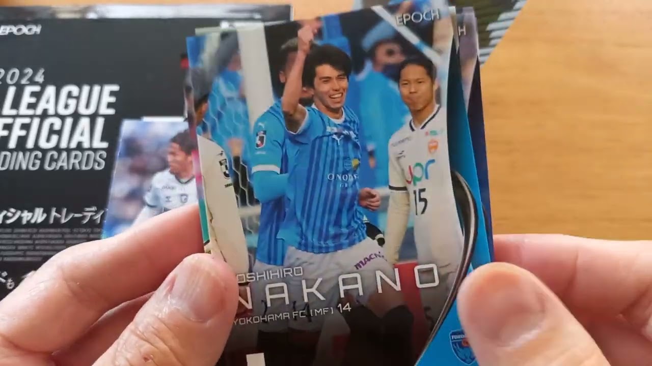EPOCH Jリーグオフィシャルトレーディングカード 2024 開封⚽なかなかの神BOXです✨