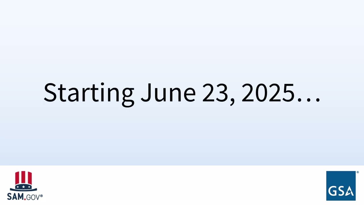 SAM.gov Entity Registration Refresh