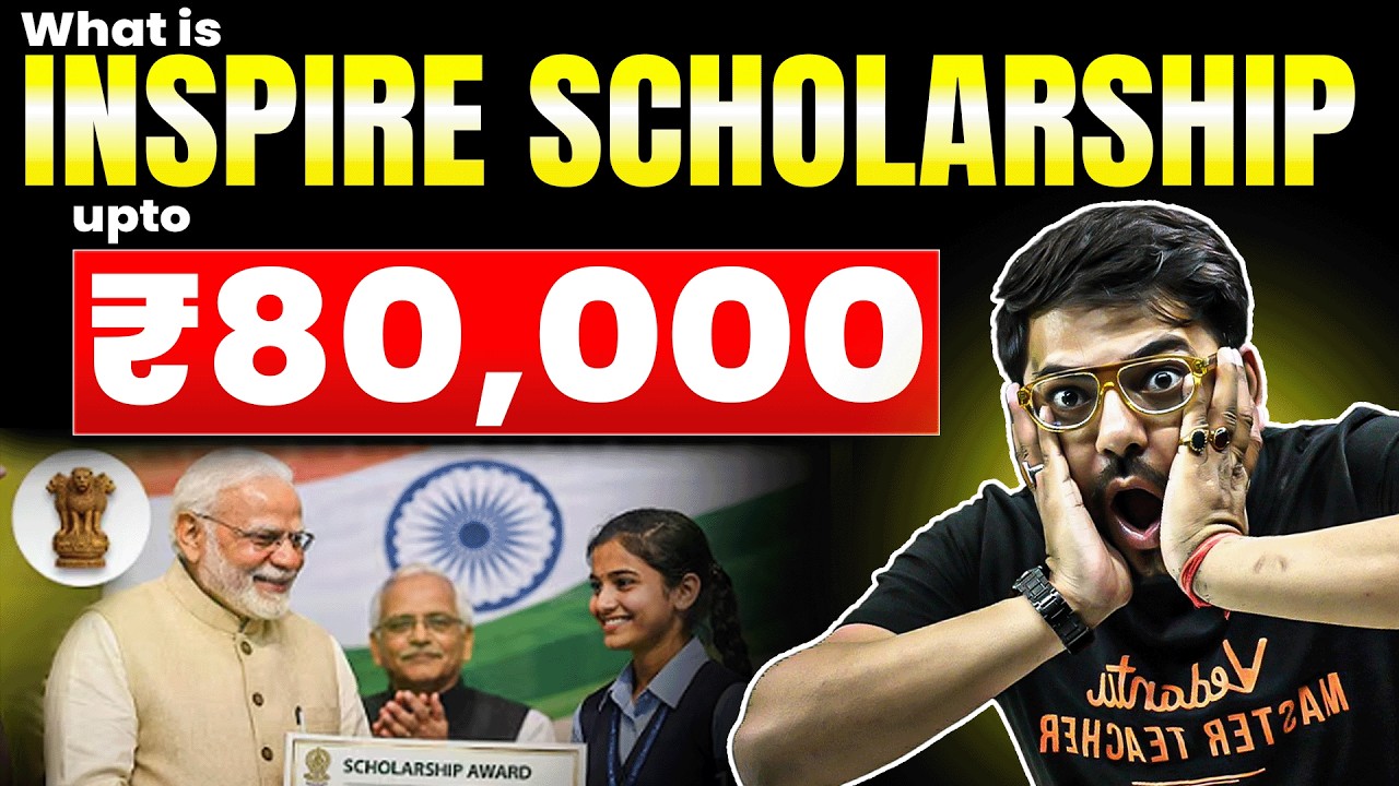 INSPIRE Scholarship ₹80,000 Explained | Eligibility, Benefits & How to Apply (2026)|Harsh Sir|