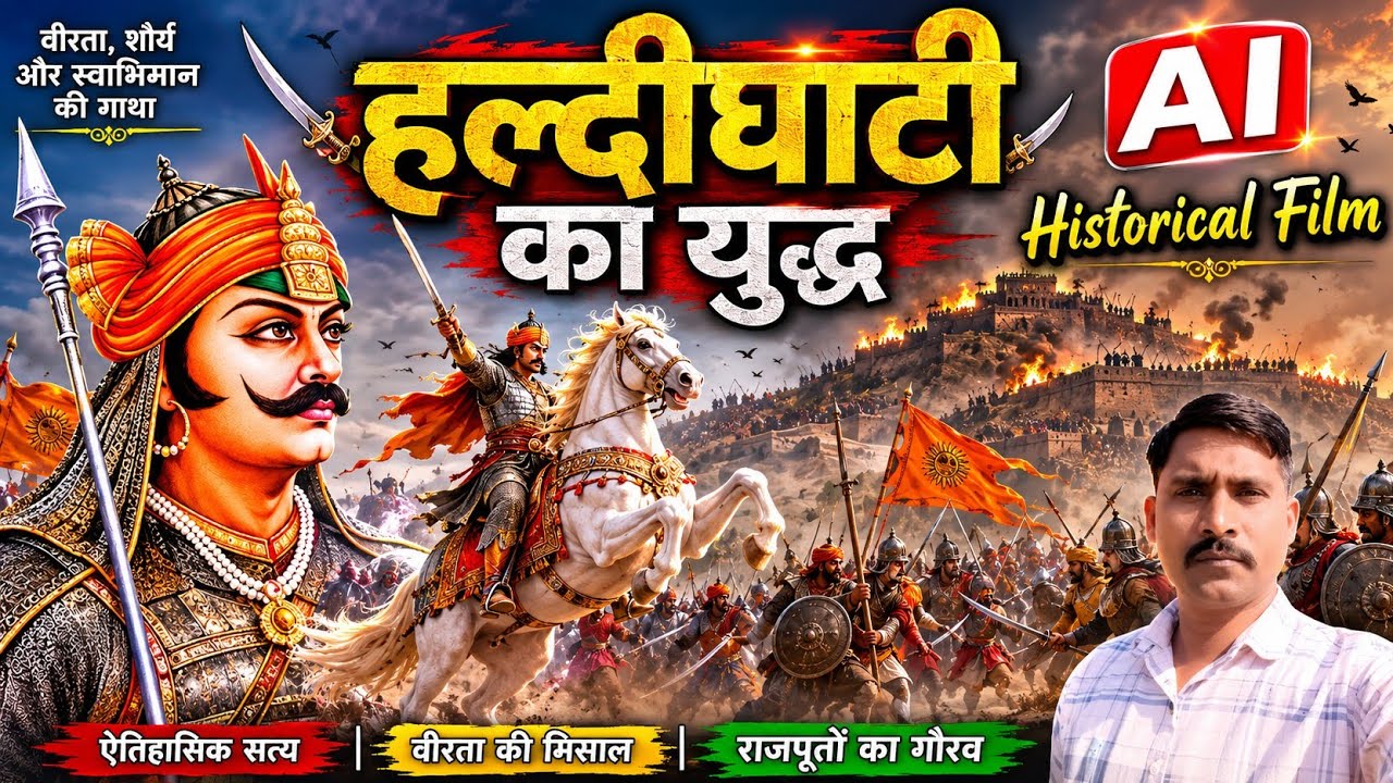 हल्धीघाटी का घमासन युद्ध || Battle of Haldighati || #rajugamit #rajugamitvlog 