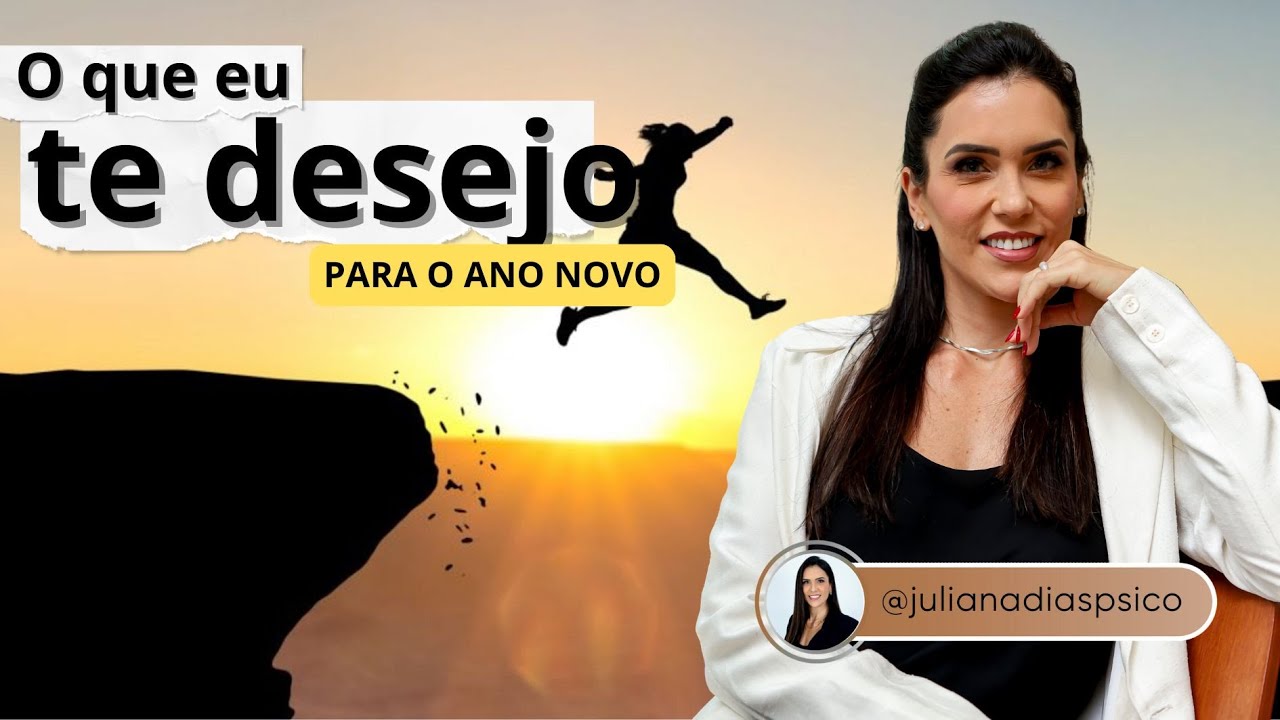 O QUE EU TE DESEJO PARA O ANO NOVO: A coragem de ser você mesmo. 