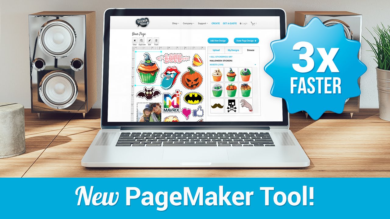 Using the PageMaker - StickerYou Tutorials