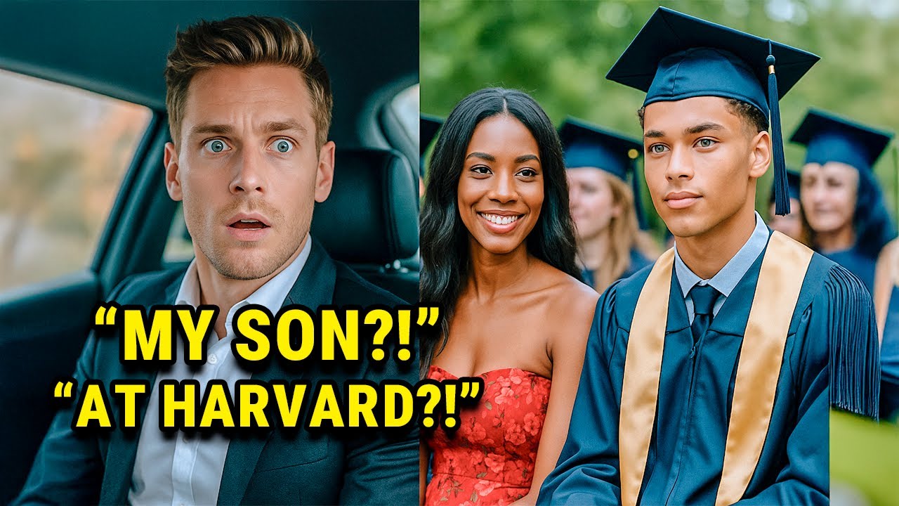 Millionaire Freezes At Harvard Graduation When He Sees His Black Ex-Wife With a Boy Just Like Him